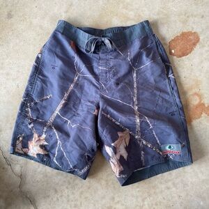Camo swim trunks
